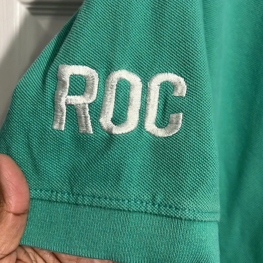 Rocawear sleeve white polo