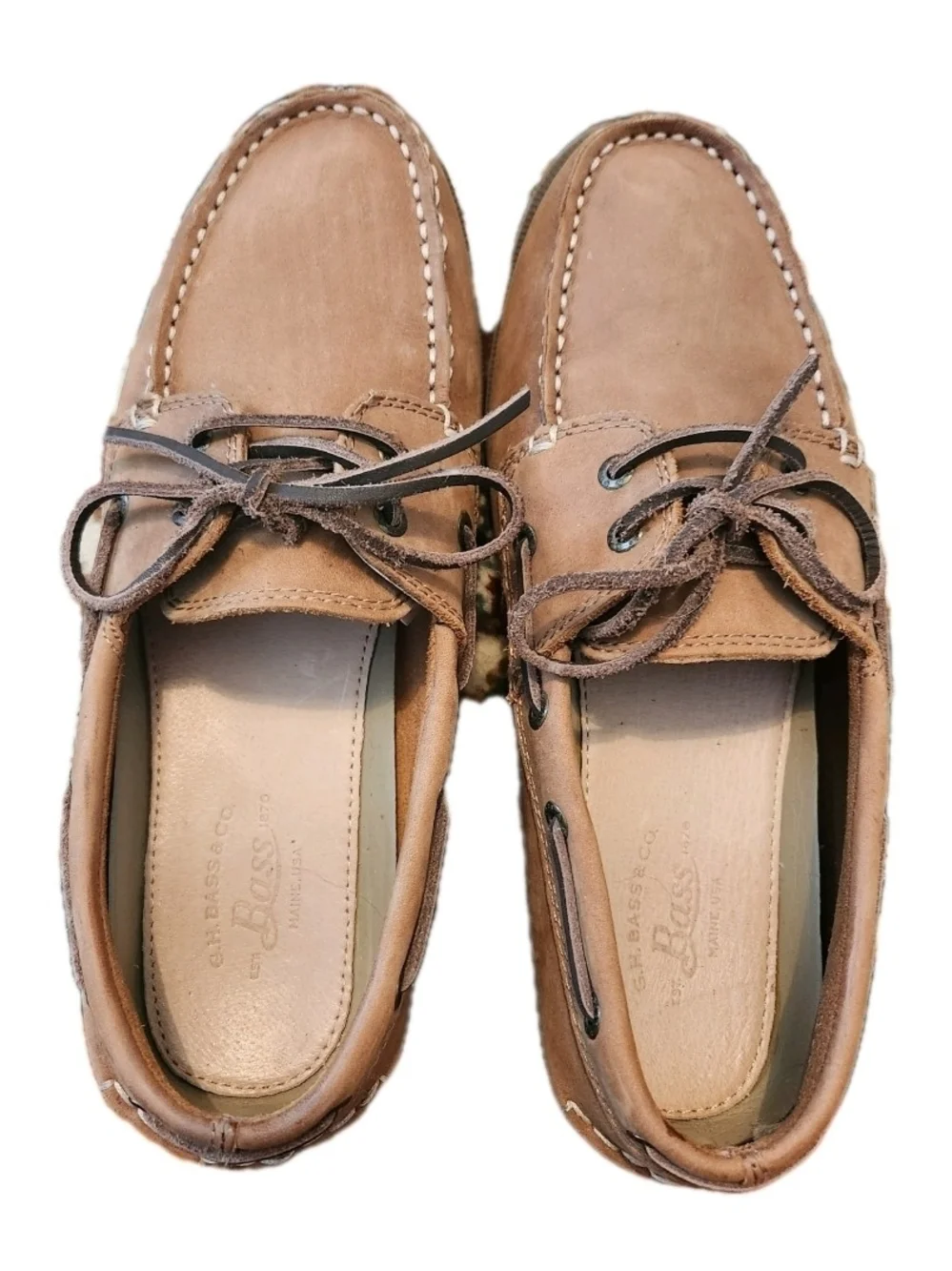 G.H. Bass & Co. tan suede
