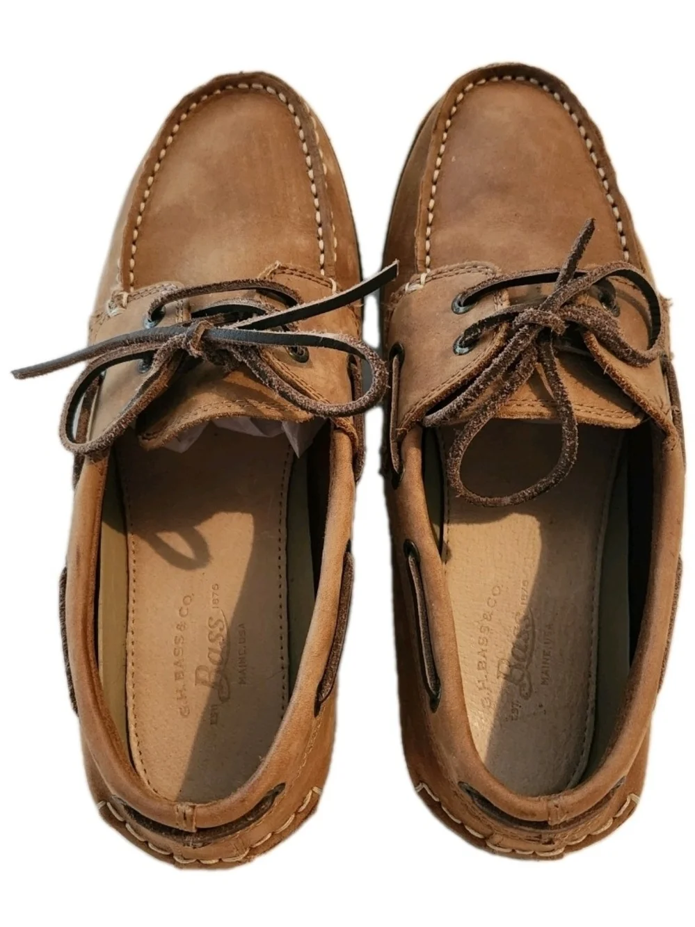 G.H. Bass & Co. tan suede