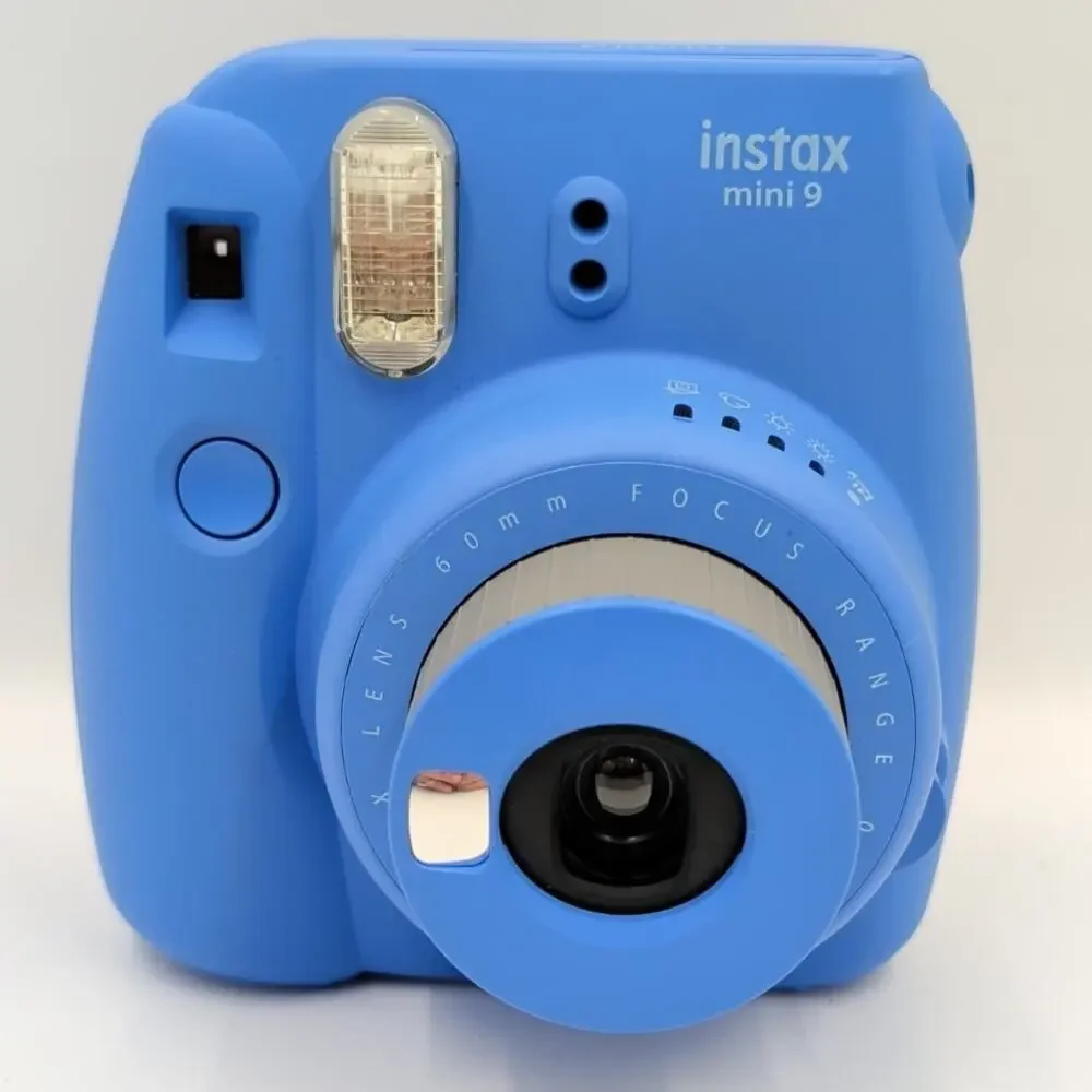 Fujifilm Instax Mini 9 - Cobalt Blue Instant Film Camera Tested & Working
