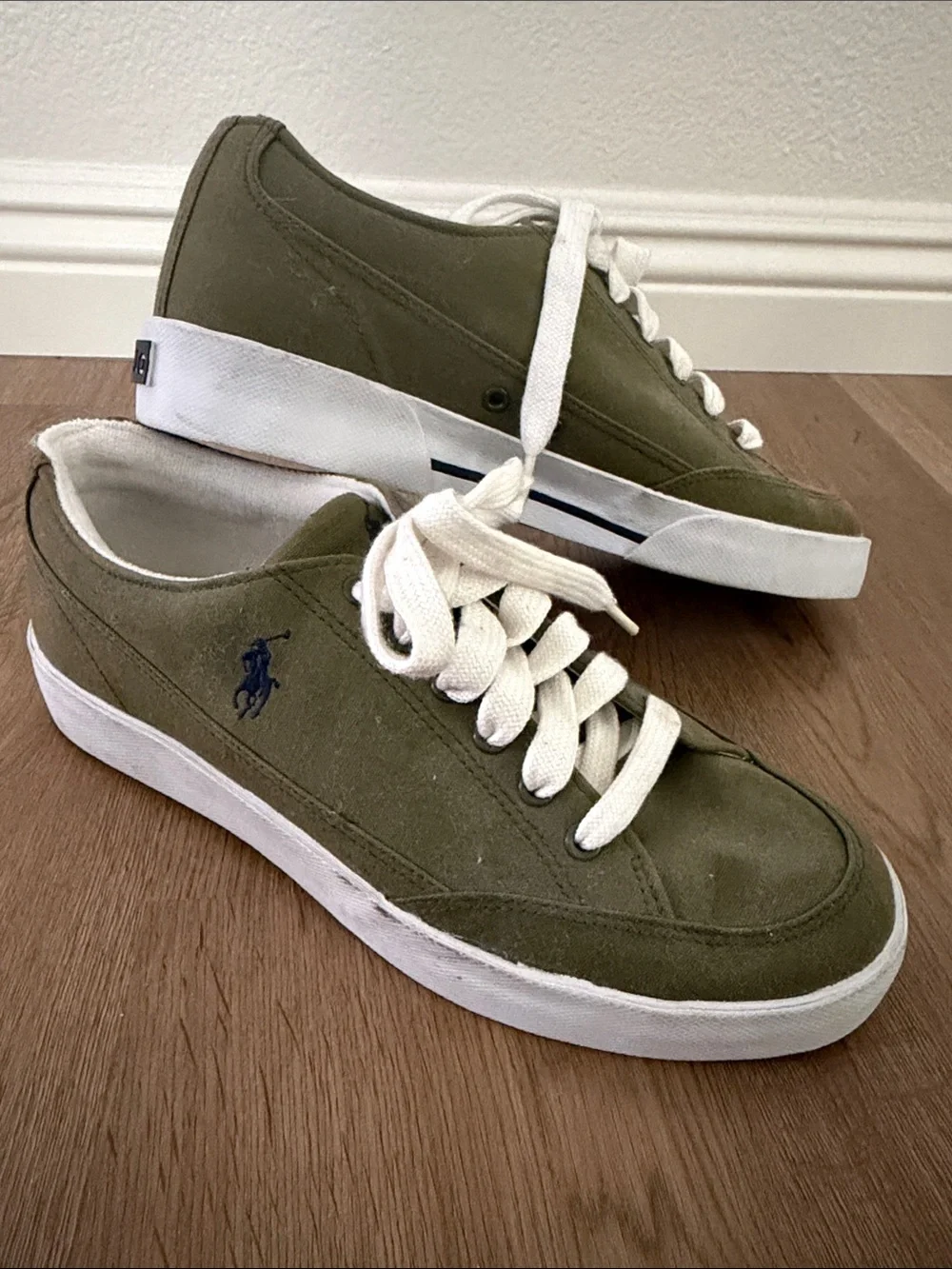 Ralph Laren Polo canvas boat shoes