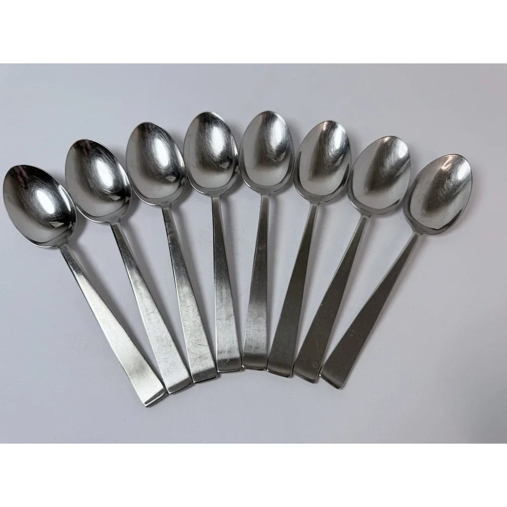 Sola CORA Holland Stainless Flatware -- Set of 5 Oval Soup Spoons