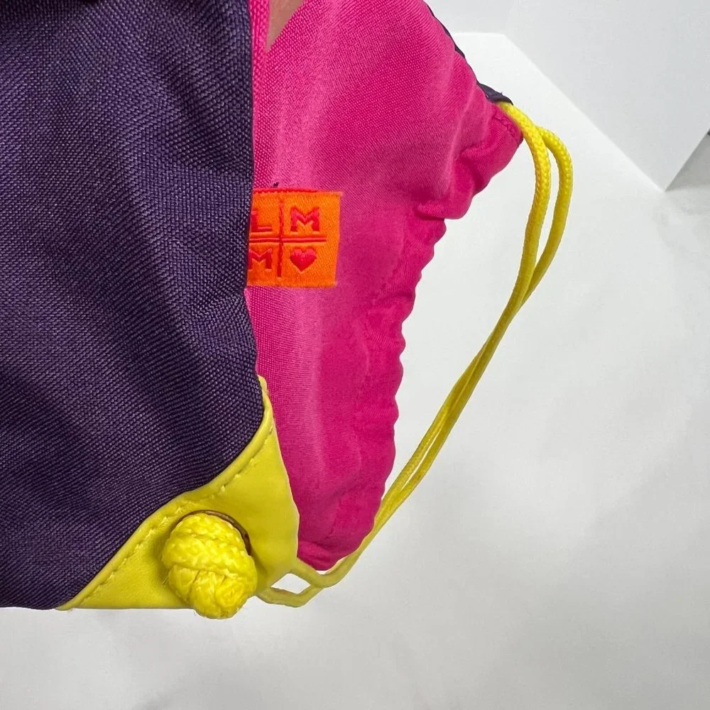 Little Miss Matched drawstring bag