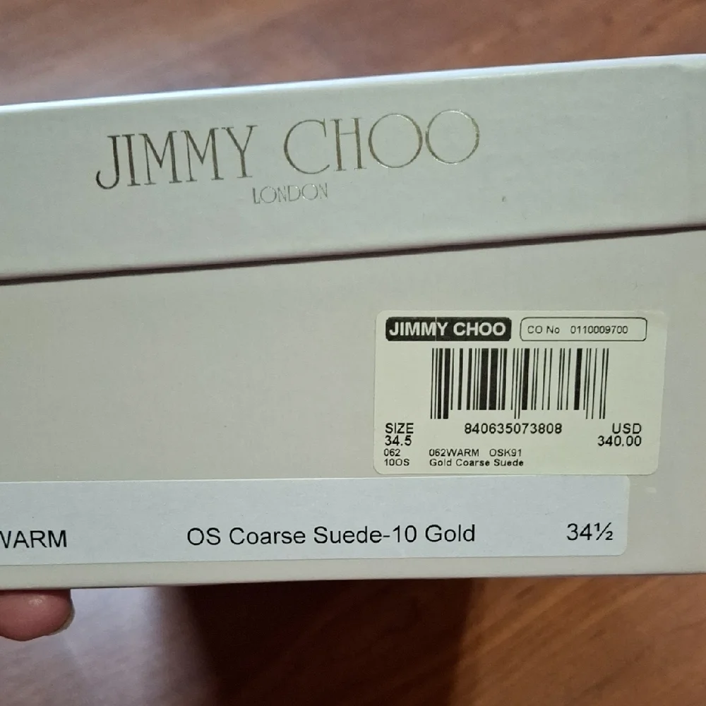 Jimmy Choo elegant gold
