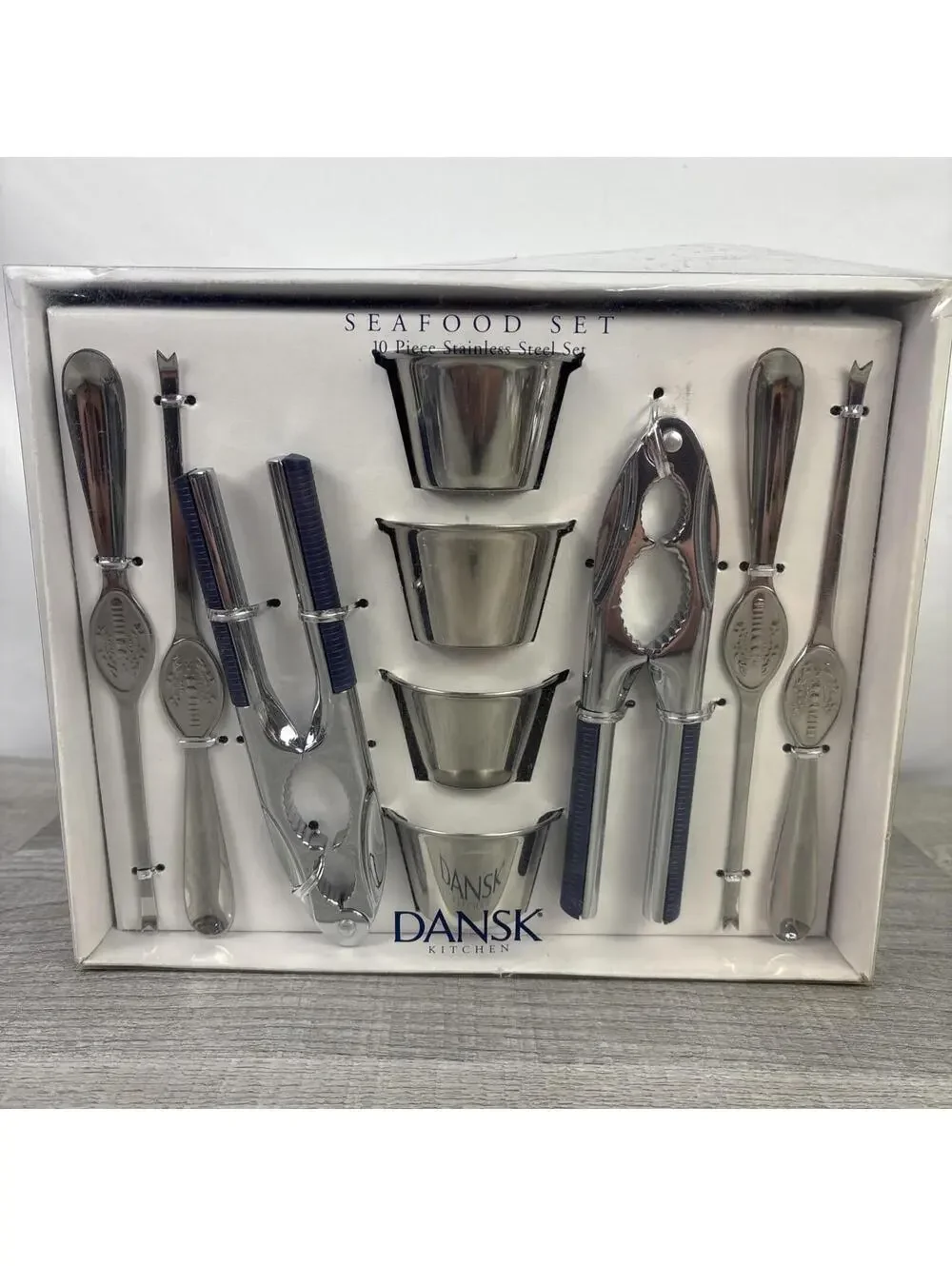 Dansk Seafood Set 10 Piece Stainless Steel Scandinavian Danish Design