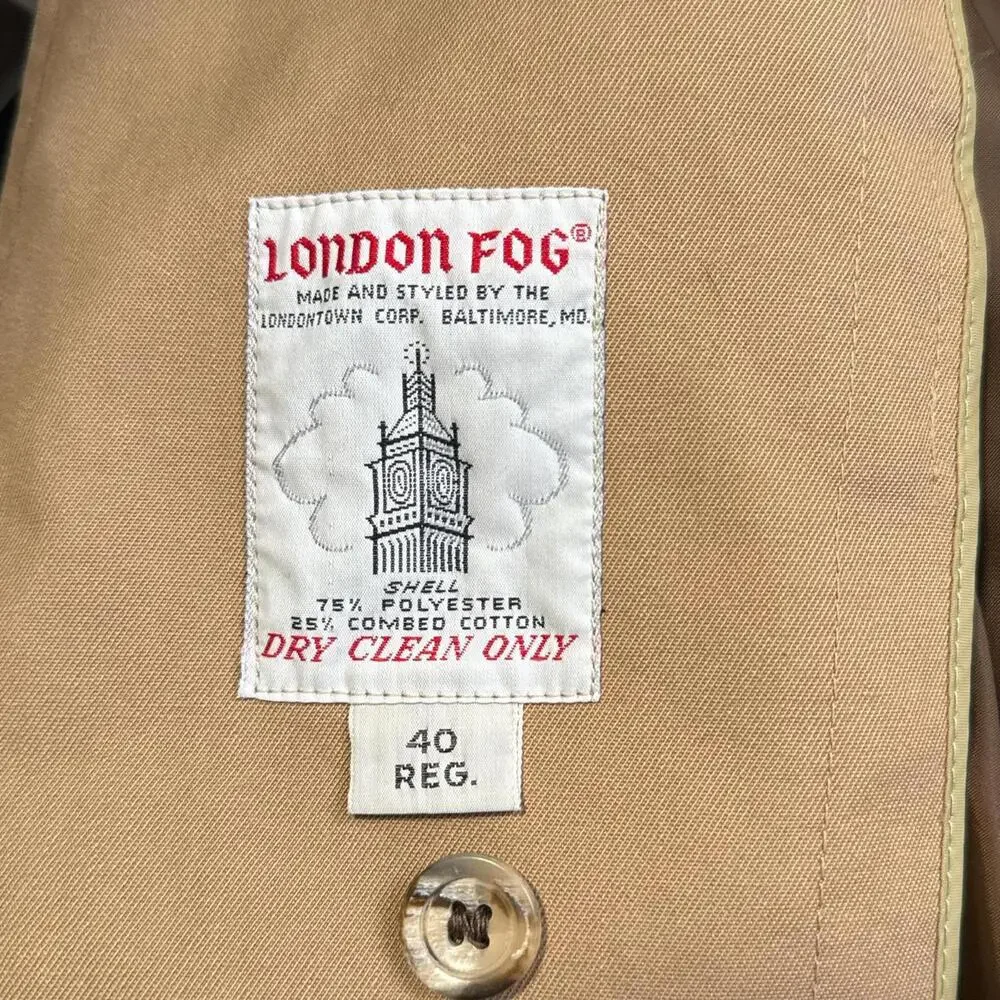 London Fog vintage oversized