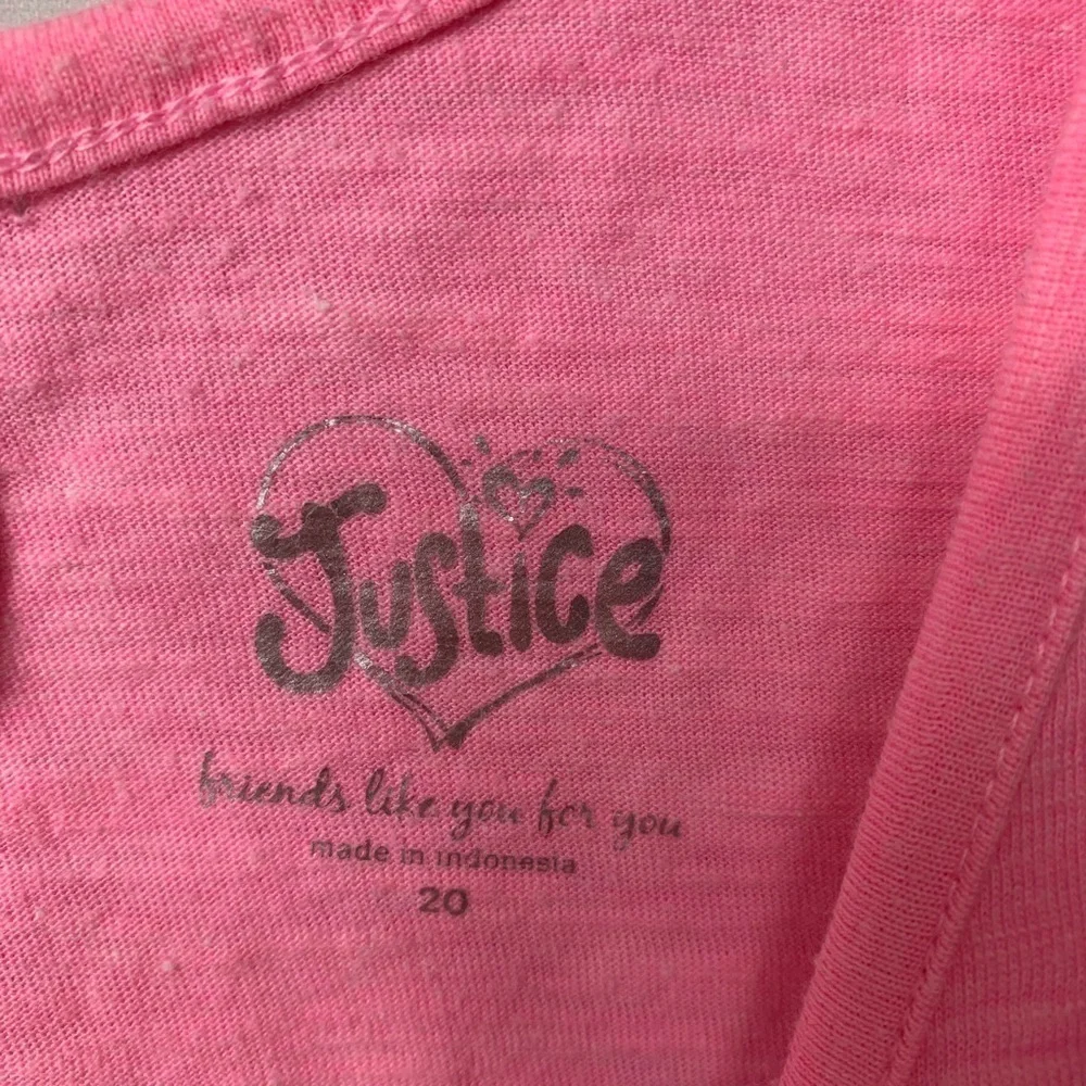 Justice scoop neck