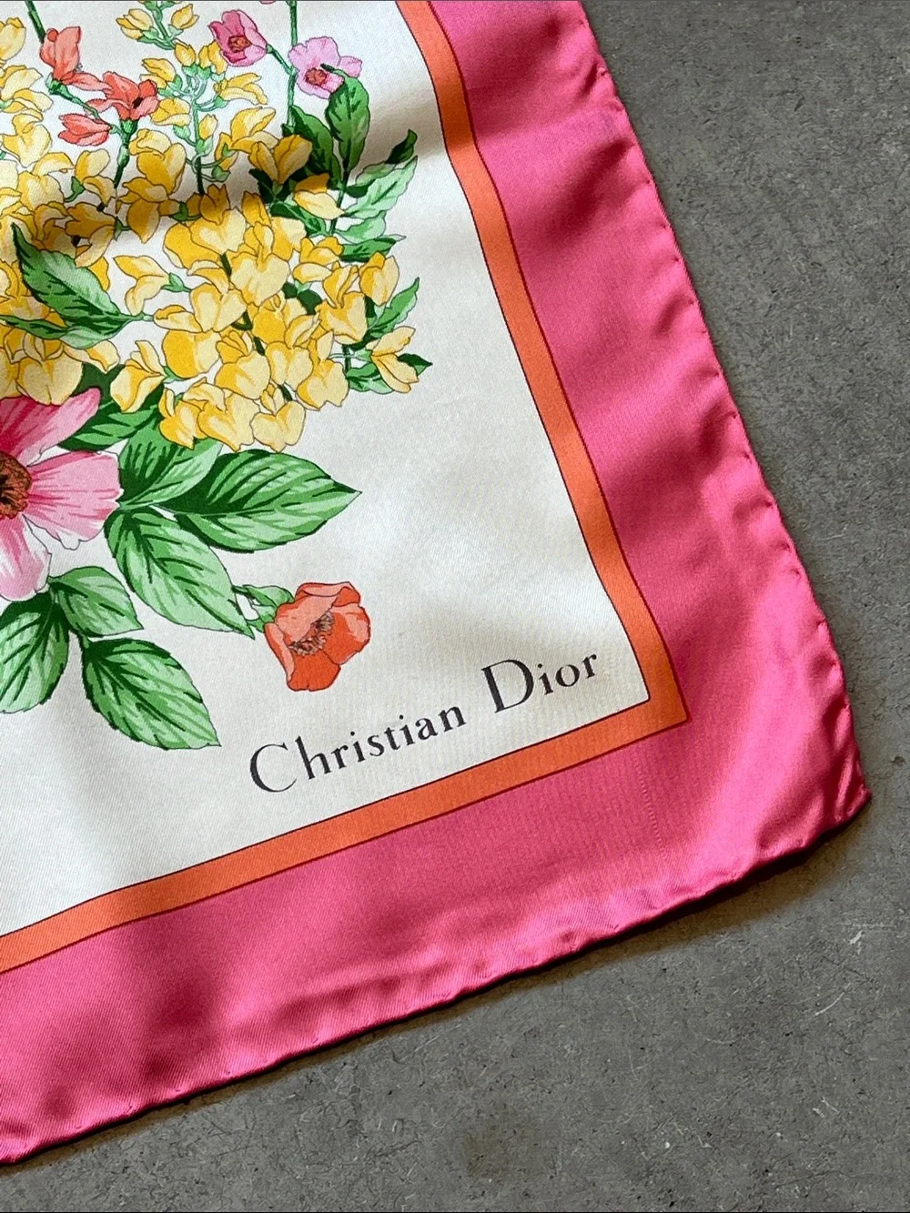 Dior luxurious silk