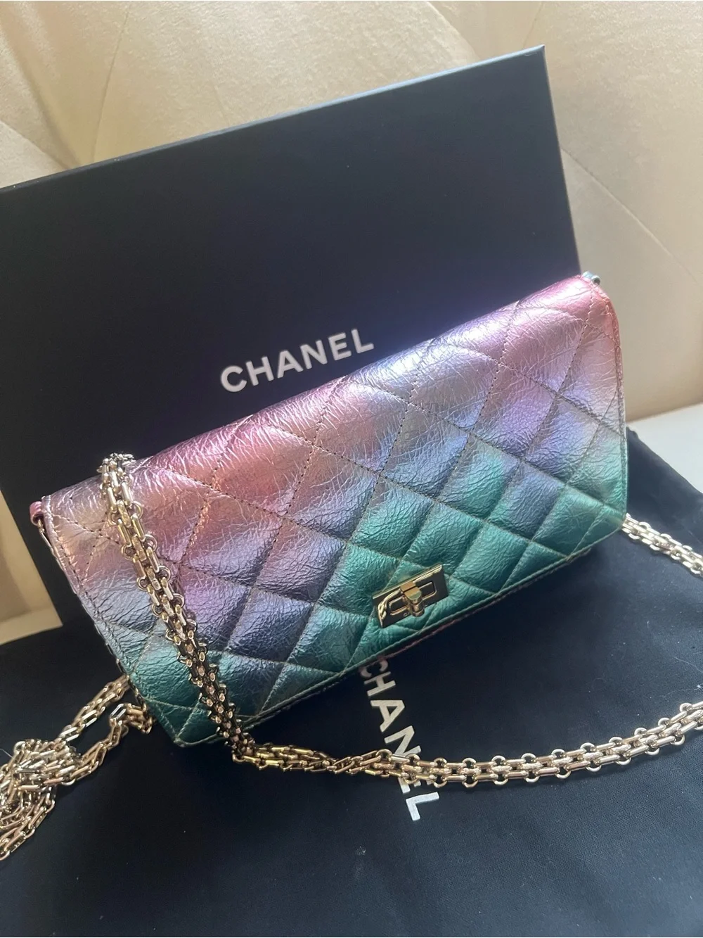 Chanel Multicolor Iridescent WOC crossbody
