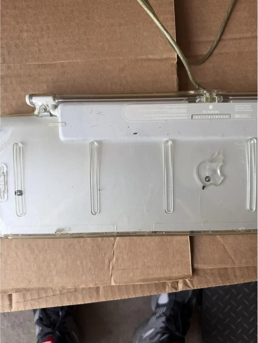 Apple over keys