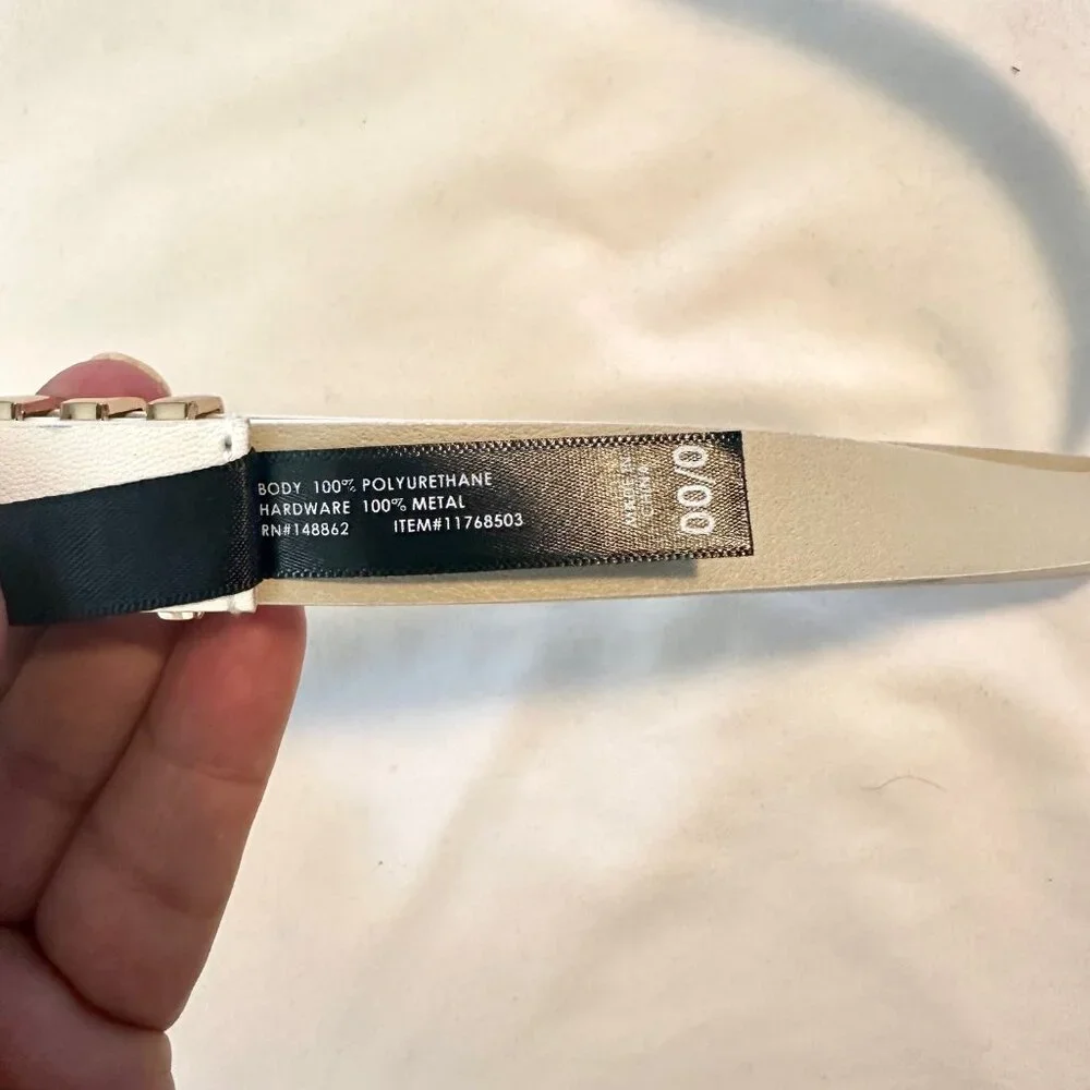 torrid white belt