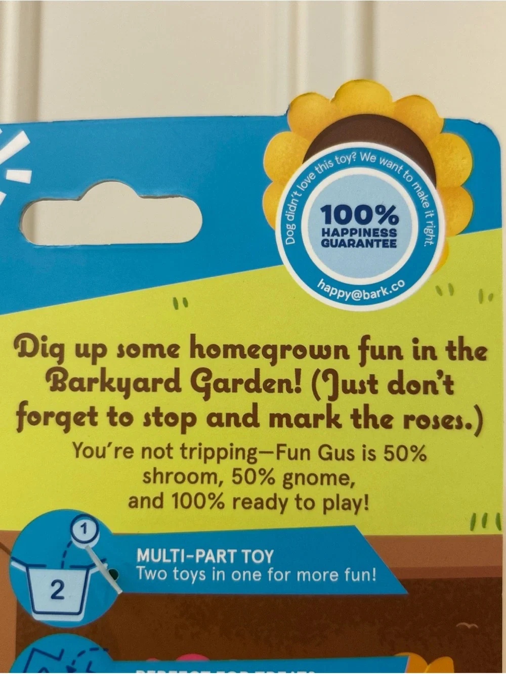 Bark squeaky treats gnome