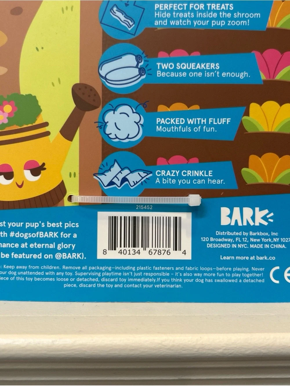 Bark designed pale