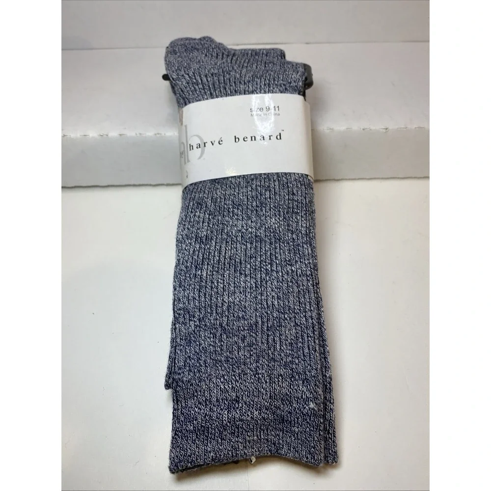 Harve Benard Womens‎ Socks 3 Pairs Blue Size 9-11