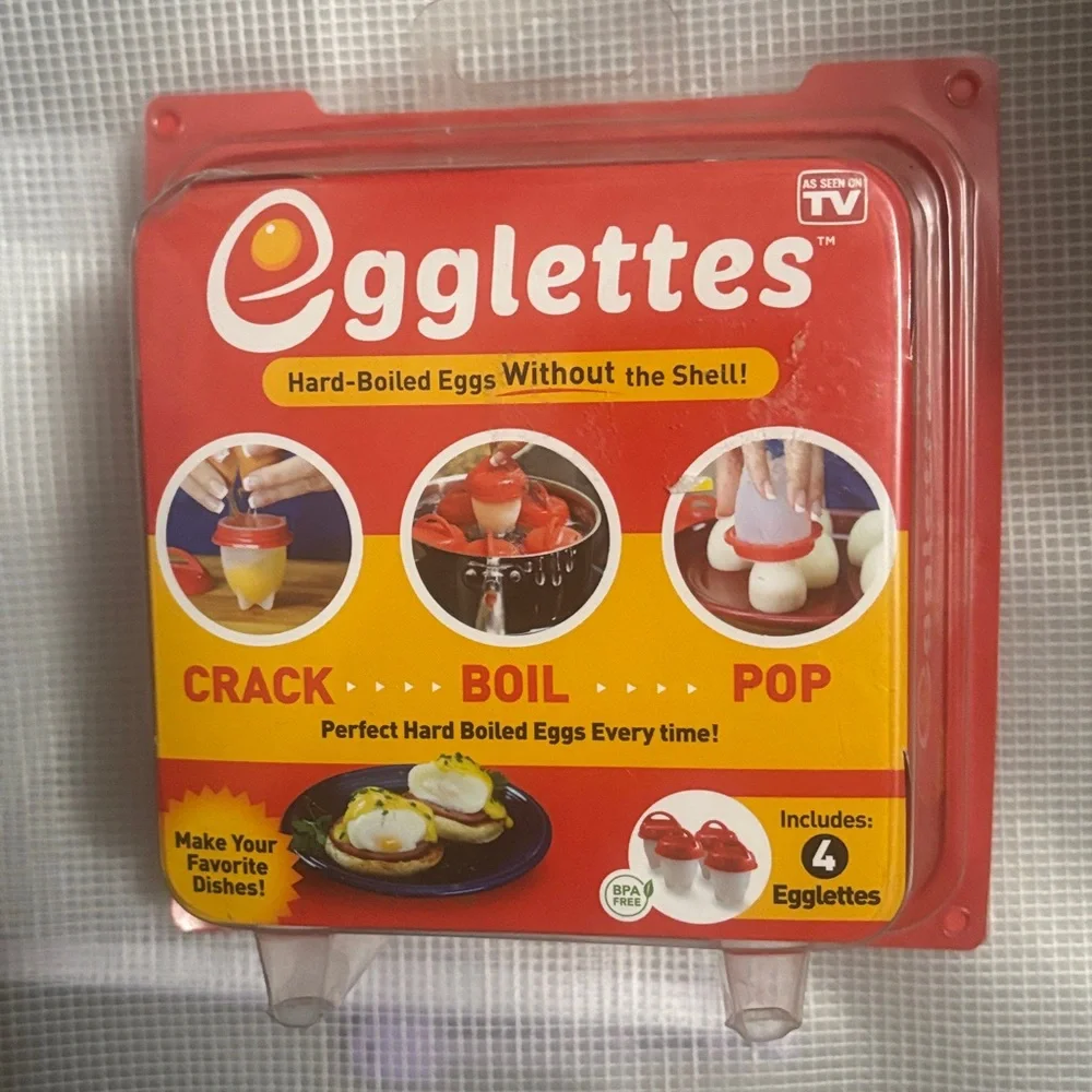 Egglettes Hard-Boiled Egg Cooker As Seen On Tv Kitchen Holiday Xmas Easter