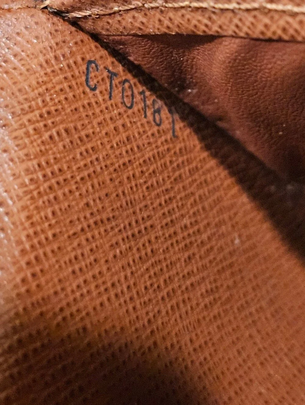 Louis Vuitton exterior stitched