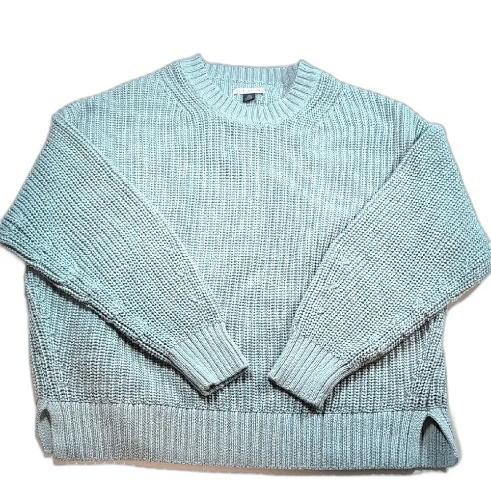 American Eagle Outfitters Seafoam Crew Neck Sweater