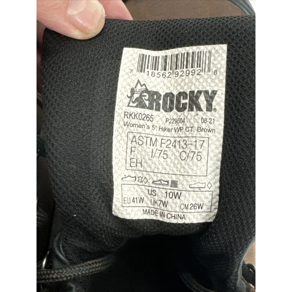 Rocky waterproof work
