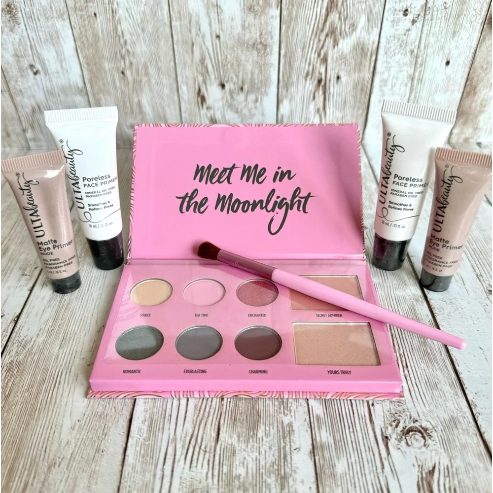 Ulta Beauty Gift Set Primer Meet Me in the Moonlight Eyeshadow Eye Face Palette