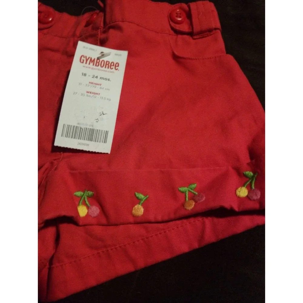 Gymboree nwt cherry smoke