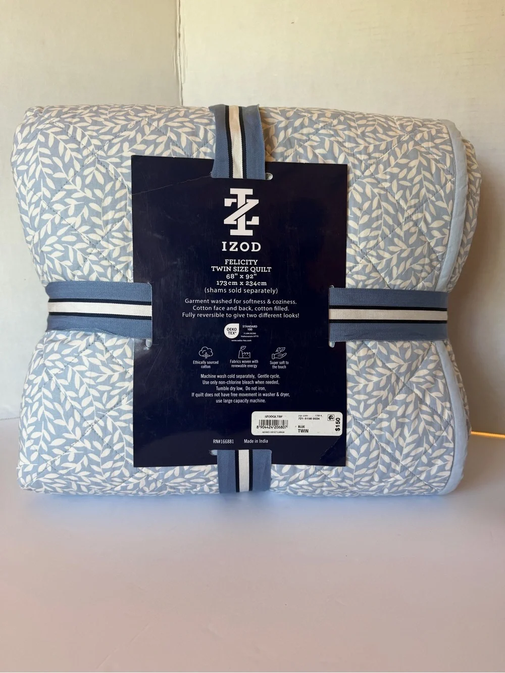 Izod fabric sheet