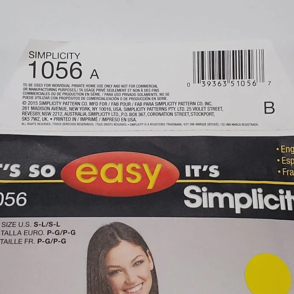 Simplicity 1056 its