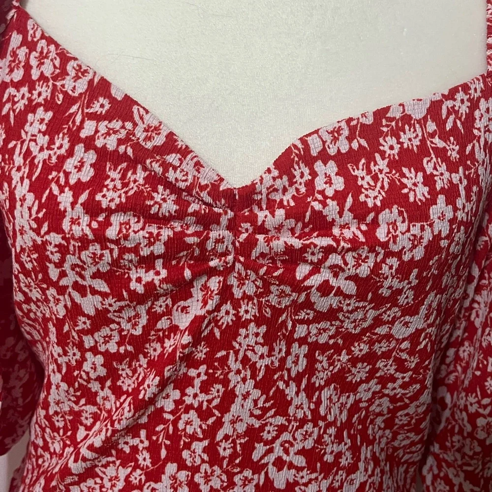 Anthropologie smocked pullover
