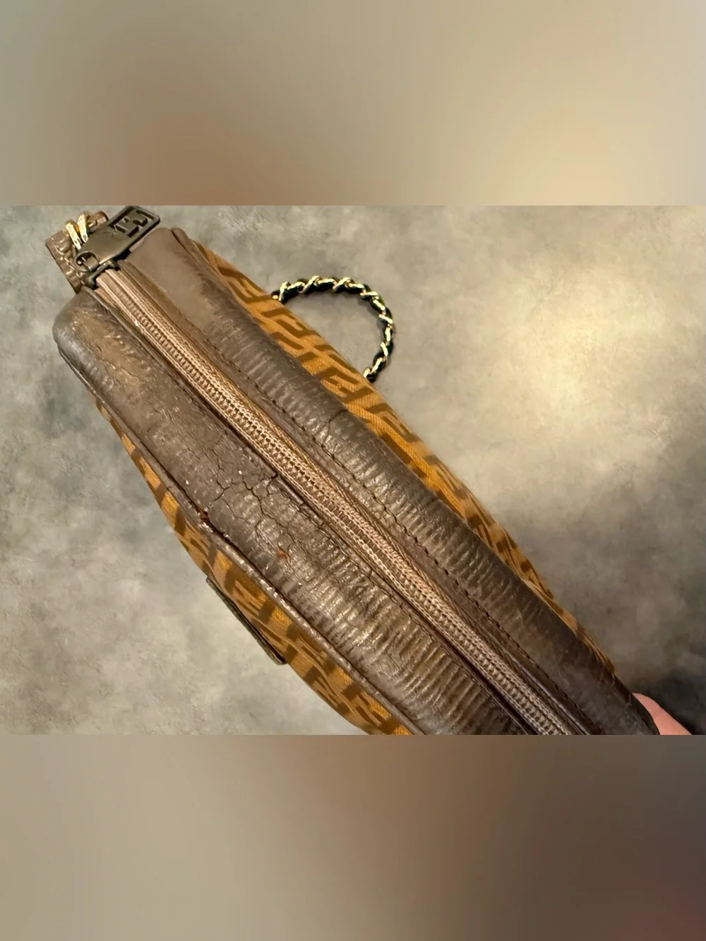 Fendi woven crossbody