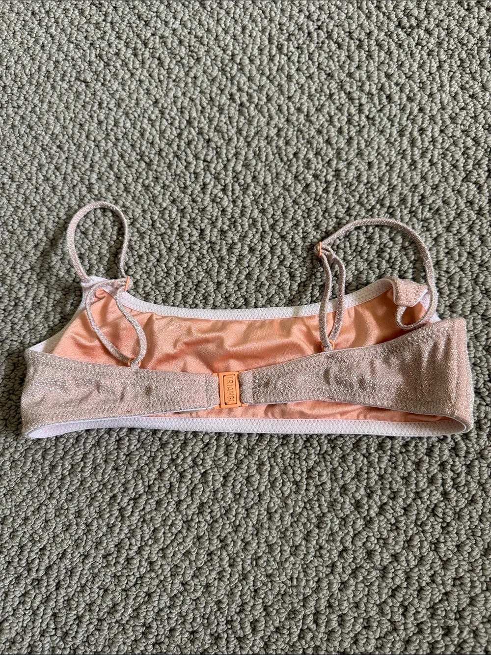 triangl swimwear soft peach