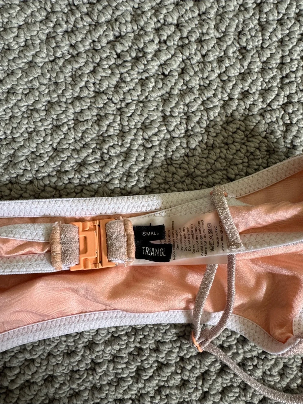 triangl swimwear soft peach