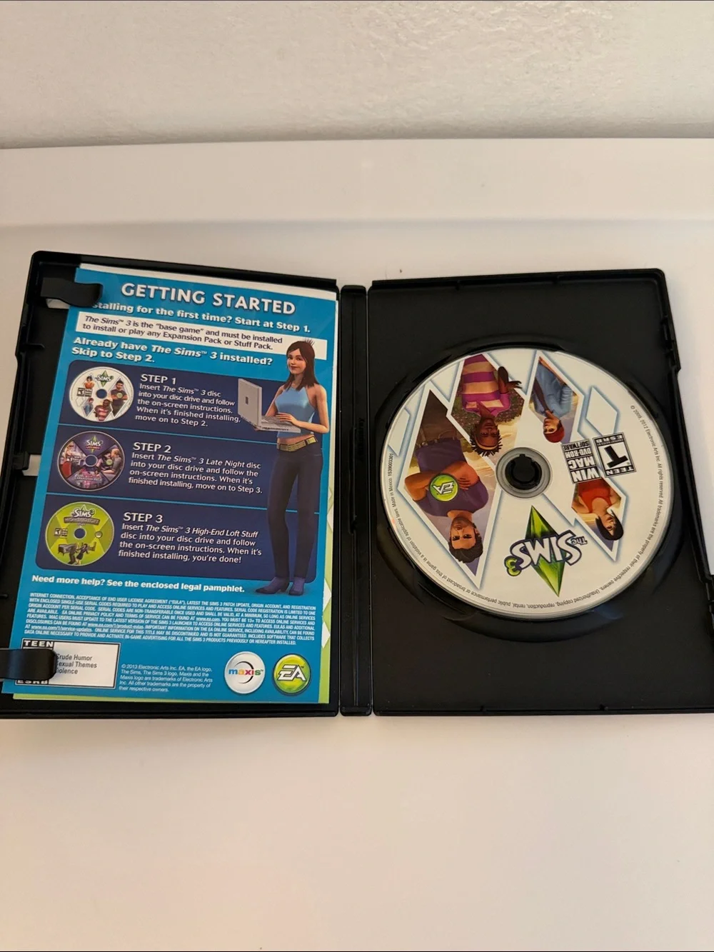The Sims all inserts
