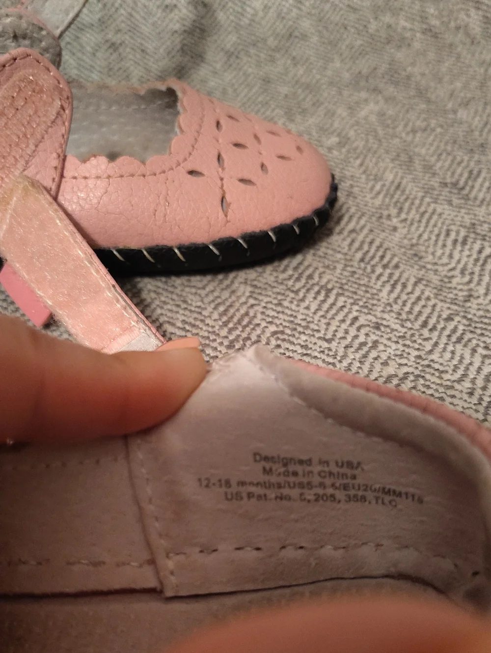 pediped pink leather
