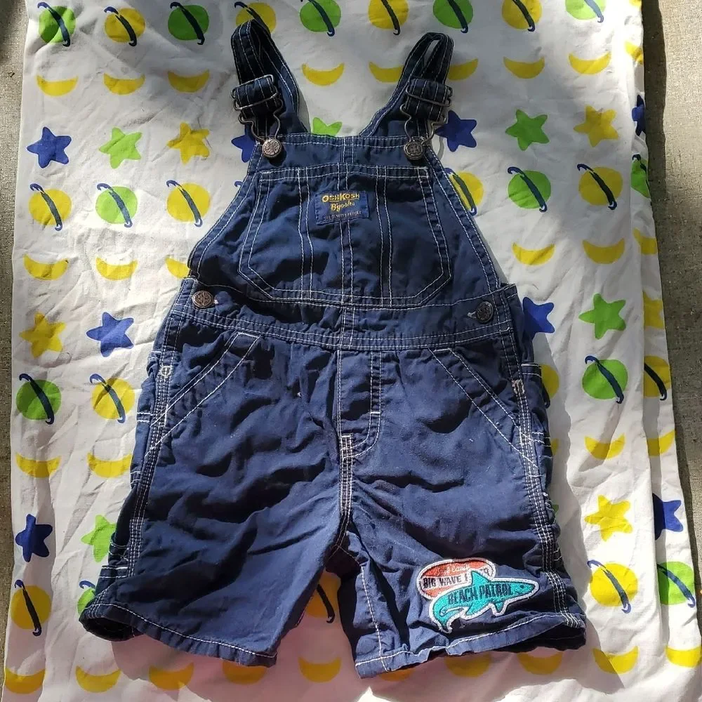 OshKosh B'gosh 18 Months Dark Blue Toddler Overalls 🌏5/$10🌏