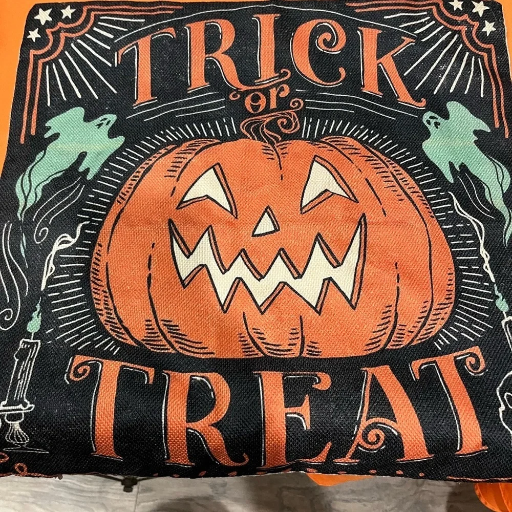 None pillow design halloween