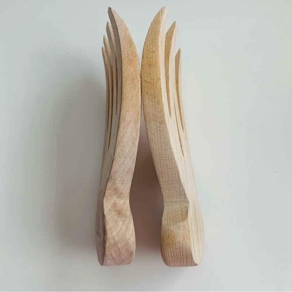 None wooden salad
