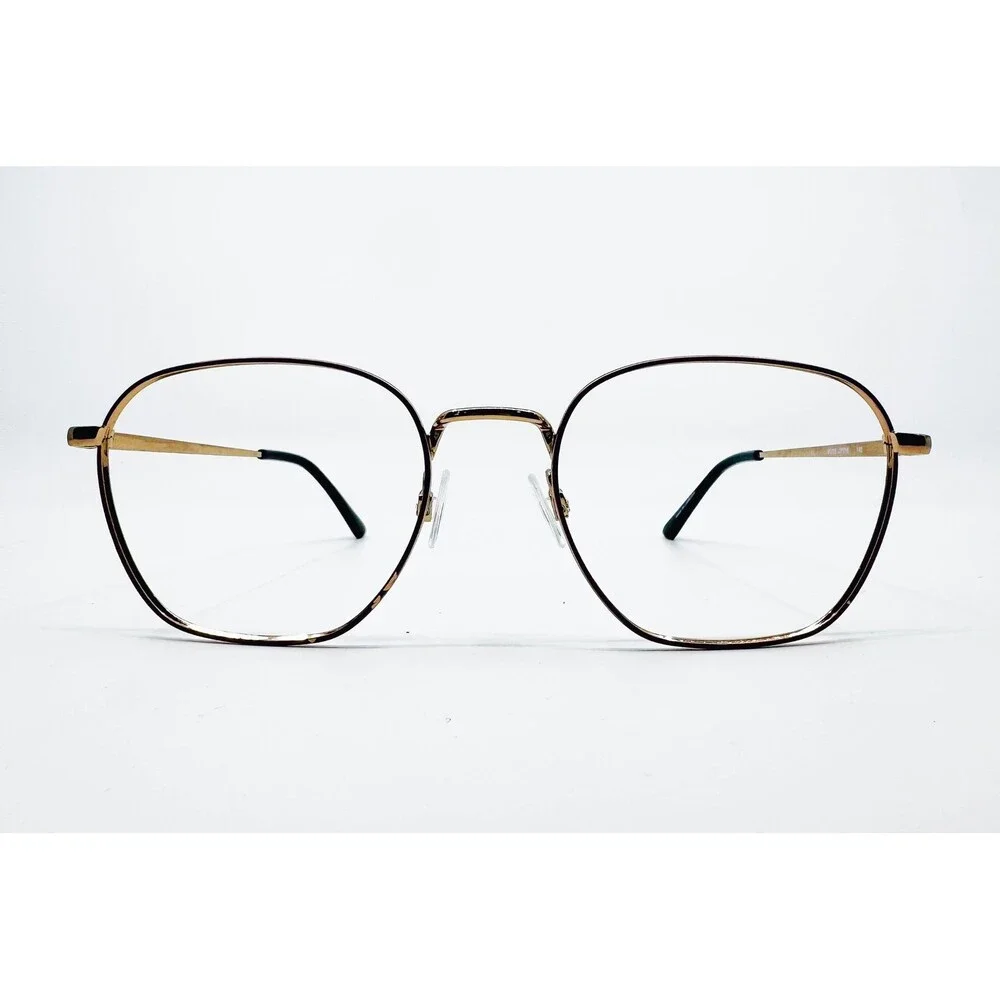 Miki Ninn Eyeglasses Womens Gold Square MC028 Lorene 140