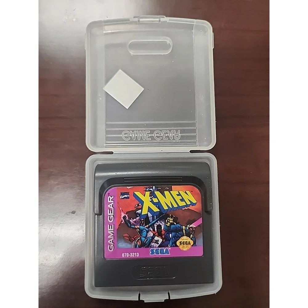 X-Men Sega Game Gear Cartridge,‎ Tested With Case
