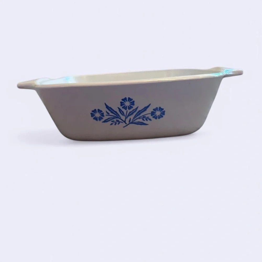 Vintage Corning Ware Blue Cornflower 5” Mini Casserole Dish (Model P-41-B,12 Oz)