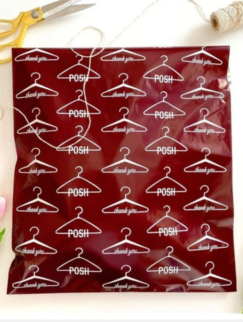 Posh glossy burgundy