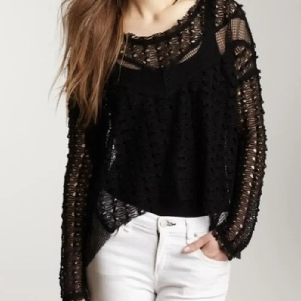 Free People mesh material loose