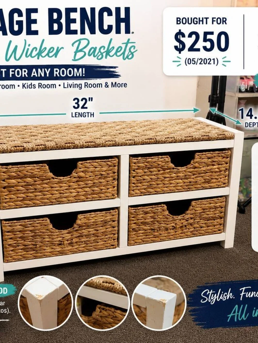 N/A baskets sturdy
