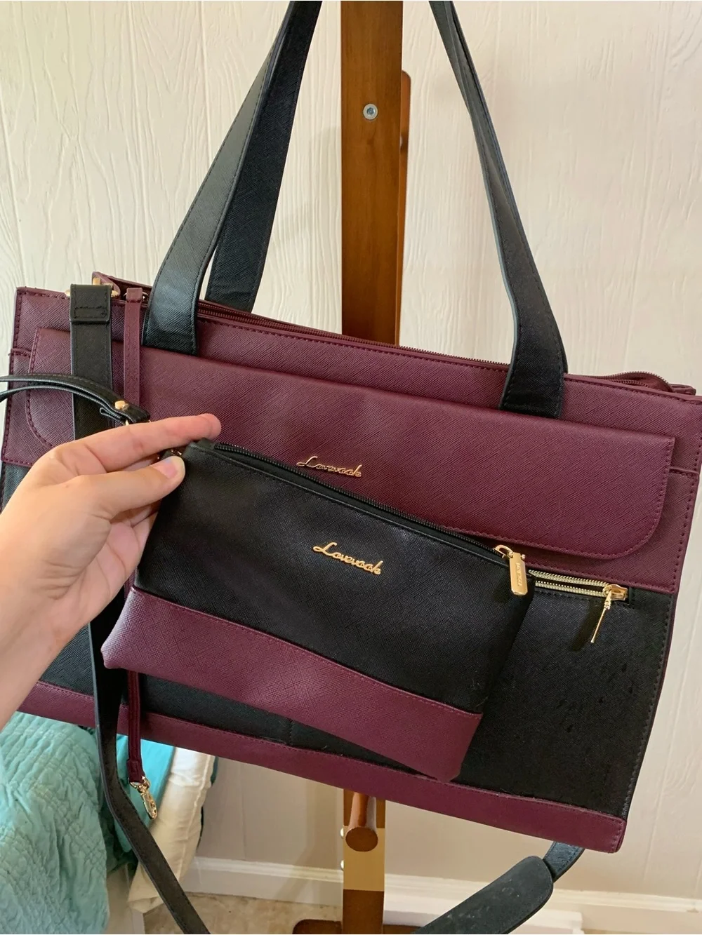 love oak sleek burgundy