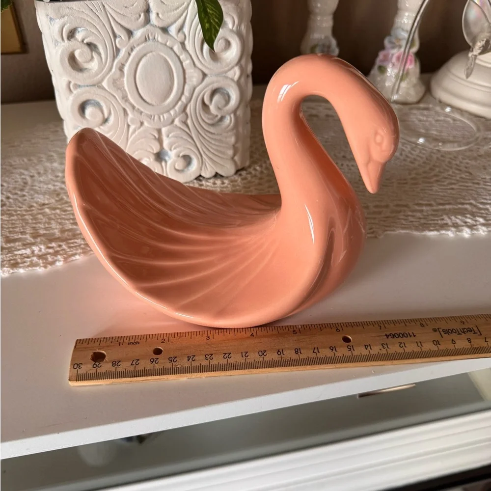 Vintage ceramic swan