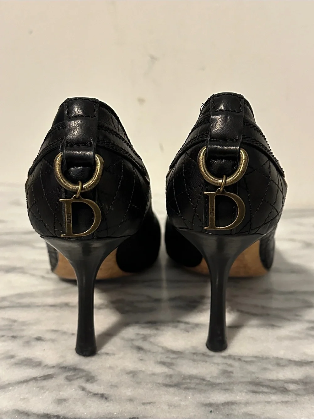 Dior peep toe