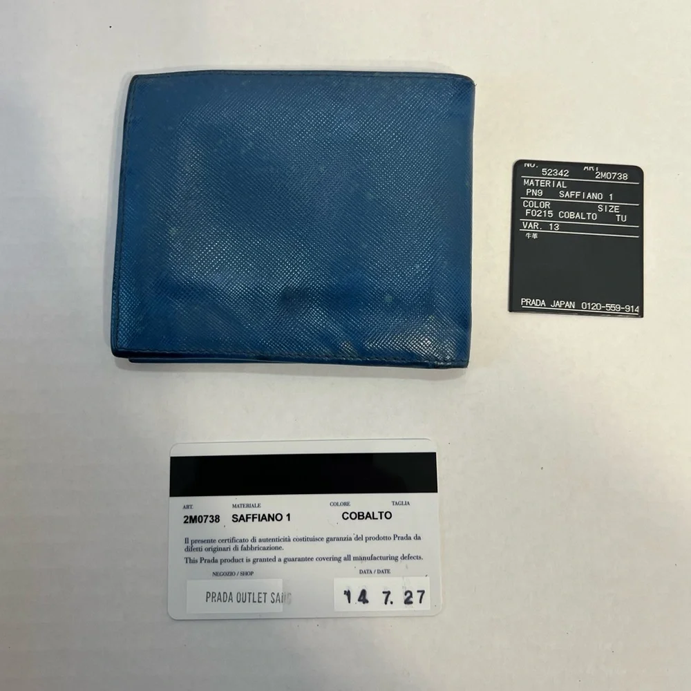 Prada staffiano leather