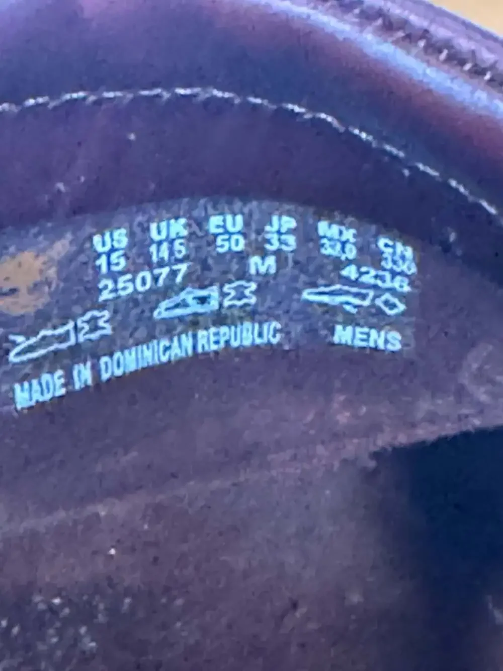 Timberland outsoles sewn used