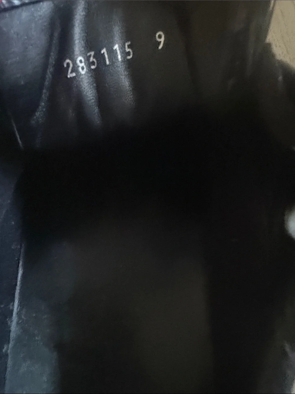 Gucci black leather