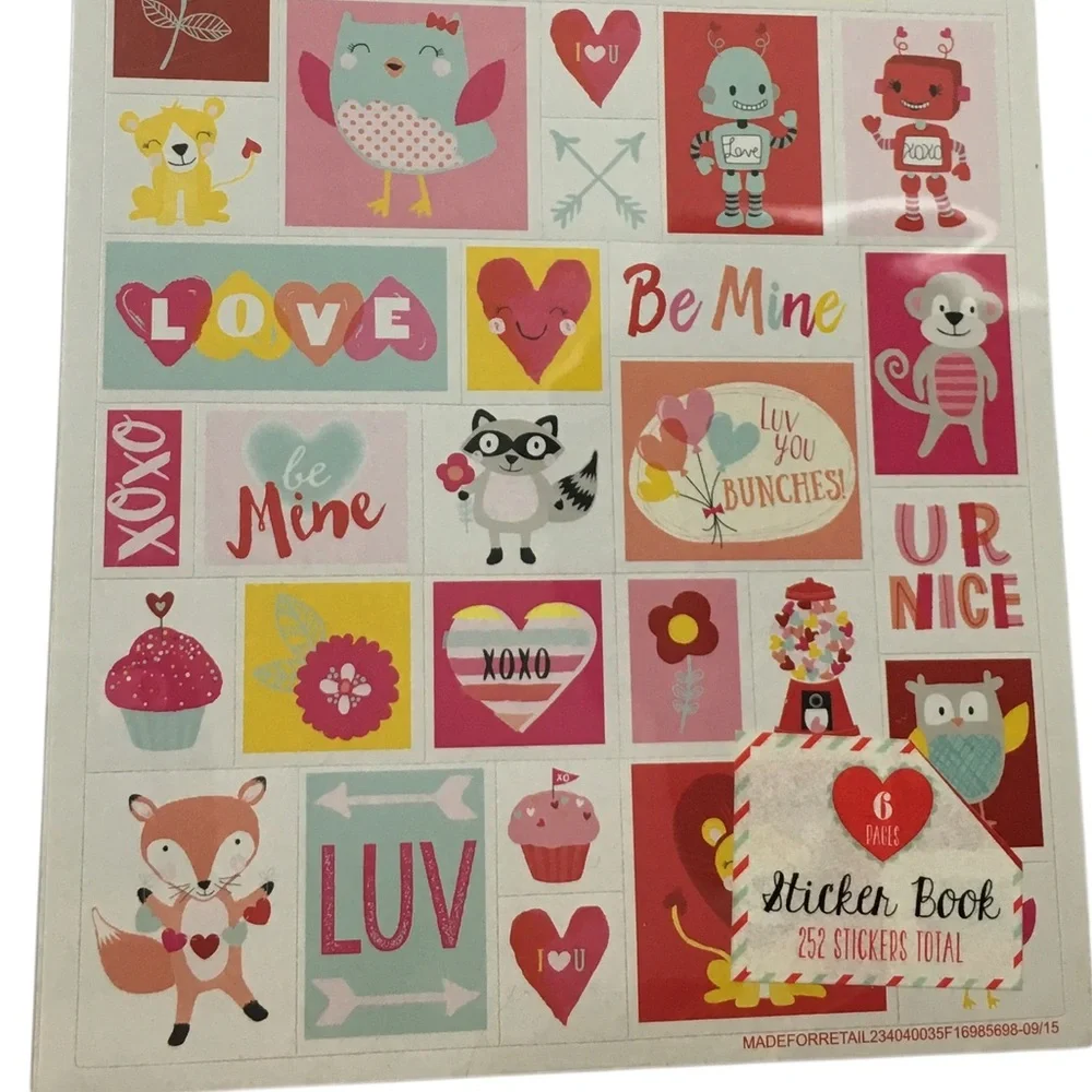 Target valentine’s stickers