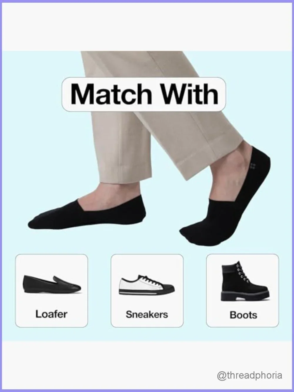 N/A fast loafers socks