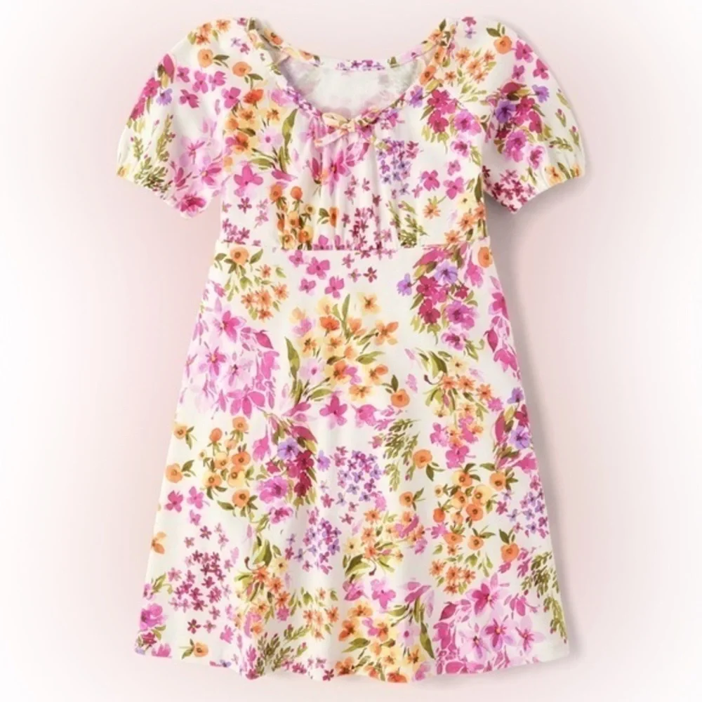 The Children’s Place Floral Girl Dress size M 7/8 Like New